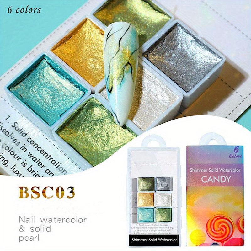Blossom Gel Nail Polish & Watercolor Paint Set