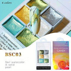 Blossom Gel Nail Polish & Watercolor Paint Set