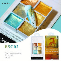 Blossom Gel Nail Polish & Watercolor Paint Set