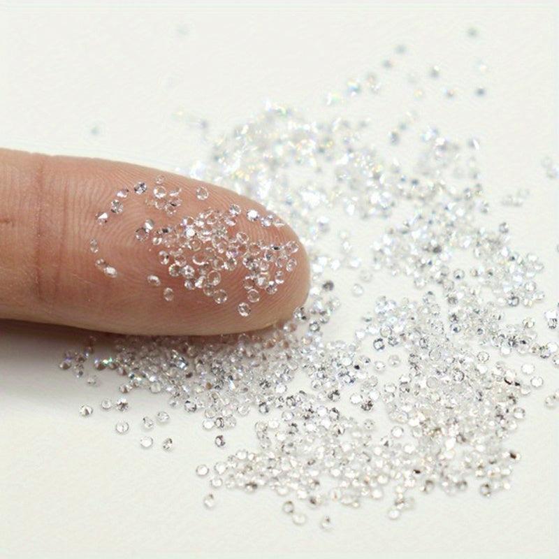 1440pcs 1.3mm Nail Art Micro Rhinestone Crystal Zircon Nail Art Jewelry