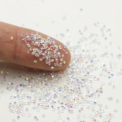 1440pcs 1.3mm Nail Art Micro Rhinestone Crystal Zircon Nail Art Jewelry