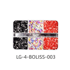 Crushed Glass Glitter for Resin Art Nail Arts DIY Crafts