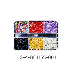 Crushed Glass Glitter for Resin Art Nail Arts DIY Crafts
