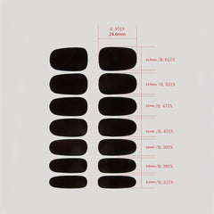 Colorful Self Adhesive Nail Art Decal Strips - Instantly Brighten Your Manicure