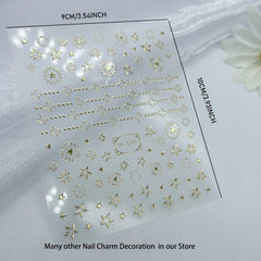 Bohemian Style Nail Art Stickers Royal Wealth Pattern Nail Decals