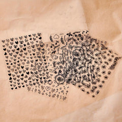 5D Embossed Nail Art Stickers Decals - DIY Manicure Decoration