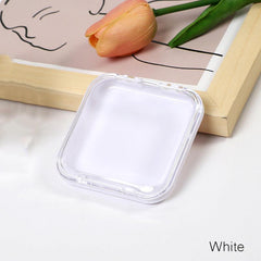 Portable Nail Art Box Storage Case Pink and Clear