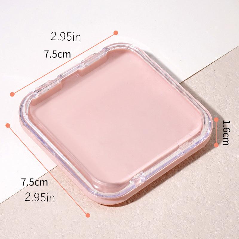 Portable Nail Art Box Storage Case Pink and Clear