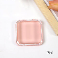 Portable Nail Art Box Storage Case Pink and Clear