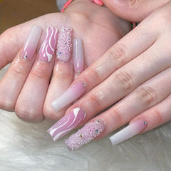 Colorful Mini Caviar Beads and Rhinestone Nail Art Kit