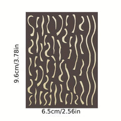 Silver Line Nail Decal French Manicure Decoration Stickers