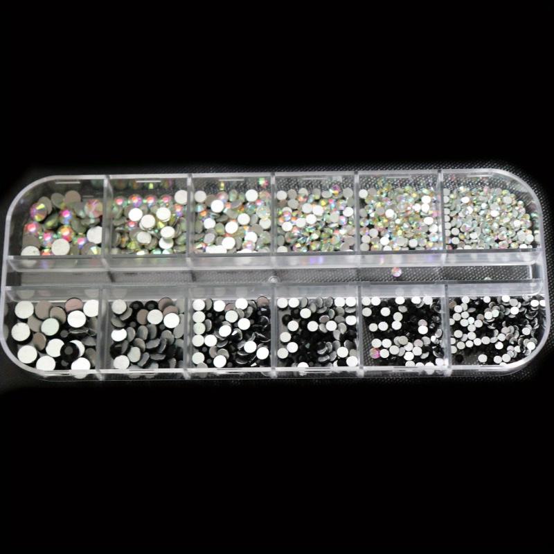 Clear Crystal Rhinestones for DIY Nail Art 3D Nail Gems