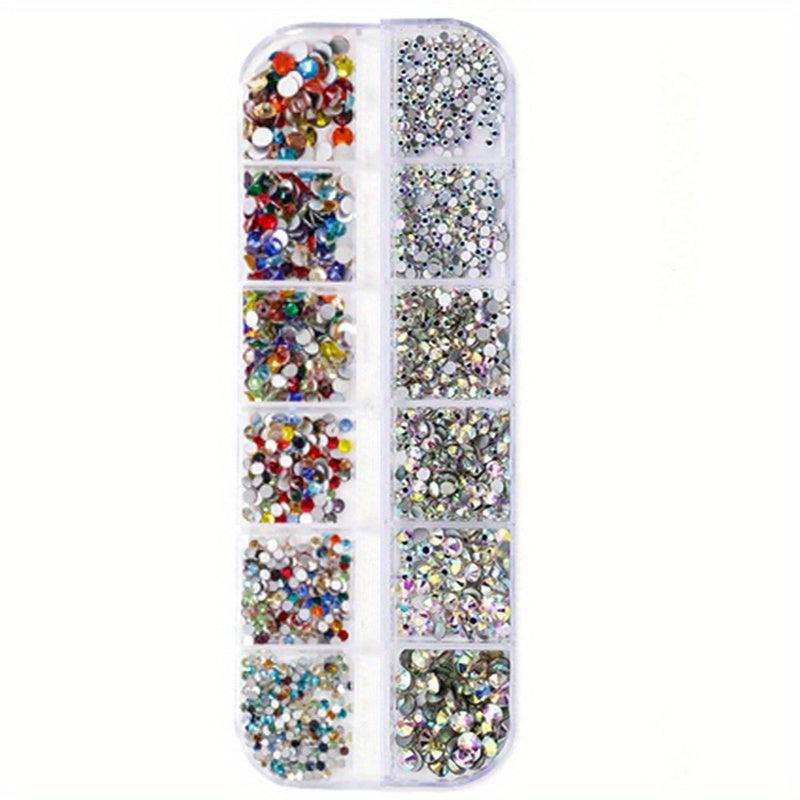 Clear Crystal Rhinestones for DIY Nail Art 3D Nail Gems
