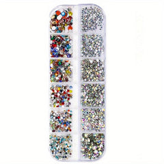 Clear Crystal Rhinestones for DIY Nail Art 3D Nail Gems
