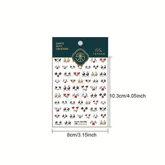 5D Engraved Nail Sticker Manicure Expression Embossed