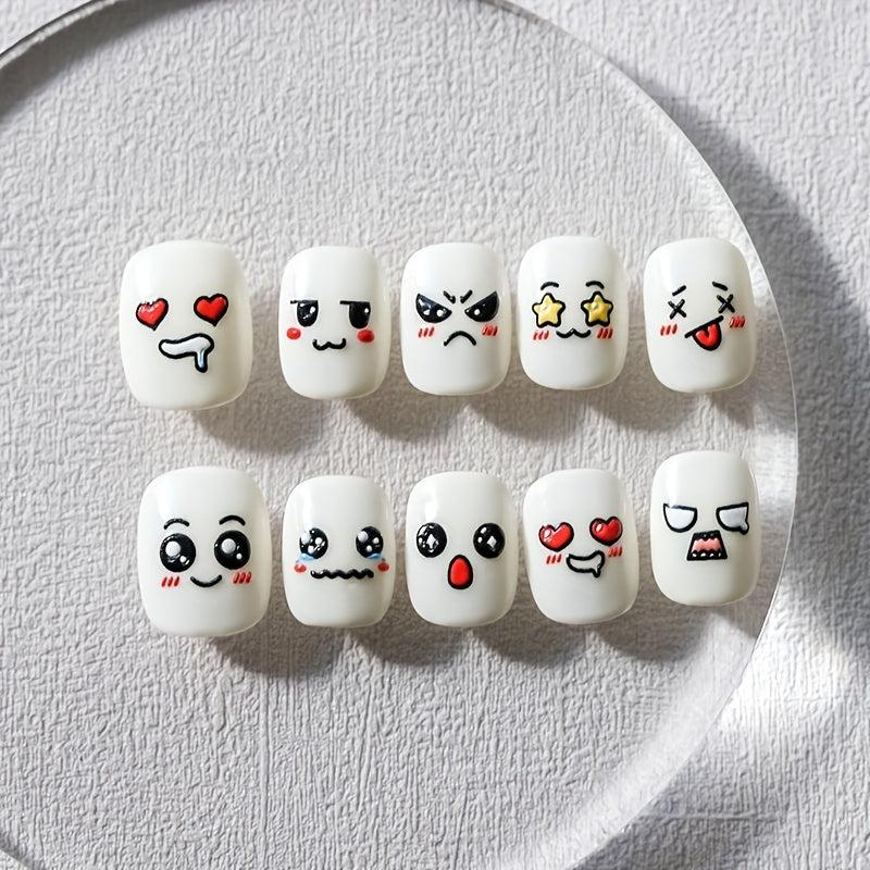 5D Engraved Nail Sticker Manicure Expression Embossed