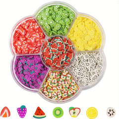 24 Fruit Slice Nail Art Kit Polymer Clay Slices DIY Crafts Nail Art