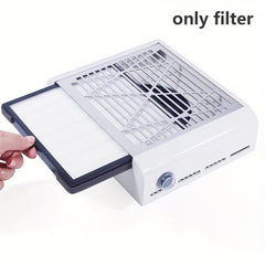 Nail Dust Collector Filter for Manicure Machines - Clean Nail Vacuum Cleaner