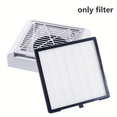 Nail Dust Collector Filter for Manicure Machines - Clean Nail Vacuum Cleaner