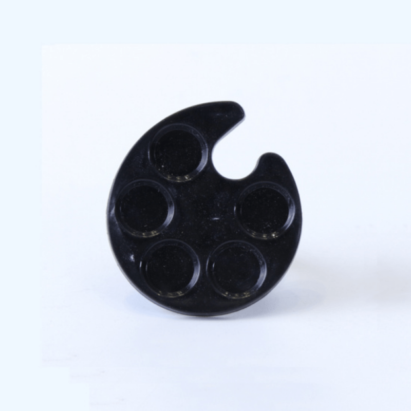 Plastic Mini Finger Ring Nail Palette Dishes Polish Painting Tool