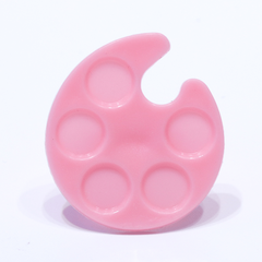 Plastic Mini Finger Ring Nail Palette Dishes Polish Painting Tool