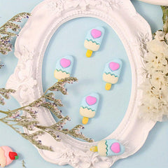 10 pcs Ice Cream & Candy 3D Charms for Acrylic Nails Resin Manicure Supplies