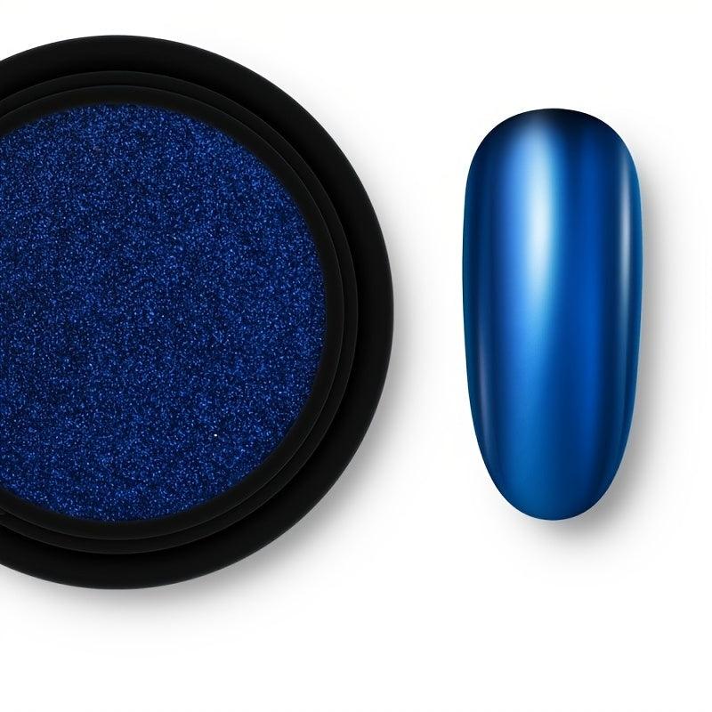 Y2K Nail Powder with Metallic Glitter - Long Lasting Nail Decoration