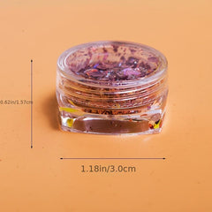 Holographic Chunky Glitter Iridescent Mermaid Sparkle Craft Dust Powder Tips