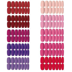 10 Sheets Full Cover Nail Wraps Self-Adhesive Manicure Stickers for Nail Art