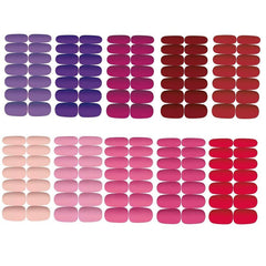 10 Sheets Full Cover Nail Wraps Self-Adhesive Manicure Stickers for Nail Art