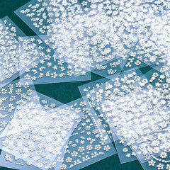 30 Sheets Small Fresh Spring Flowers Nail Stickers Nail Decals