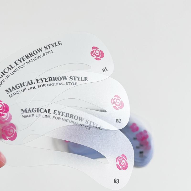 Eyebrow Stencil Makeup Beauty Tool 24 Sheets Set