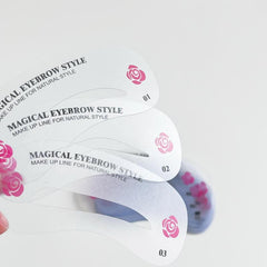 Eyebrow Stencil Makeup Beauty Tool 24 Sheets Set