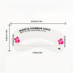 Eyebrow Stencil Makeup Beauty Tool 24 Sheets Set