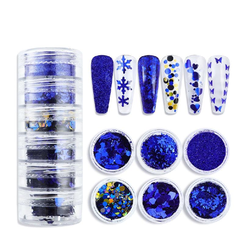 Christmas Nail Art Supplies Snowflake Christmas Tree Star Nail Glitter Sequins