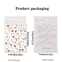 Spring Summer Gradient Love Heart Nail Stickers