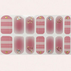 Stylish Nail Decals Full Cover Nail Wraps Easy to Apply Manicure Stickers
