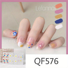 Waterproof Nail Polish Stickers Self Adhesive Decal Strips