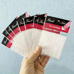 DIY French Manicure Nail Art Tips Tape Sticker Guide Stencil