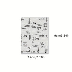 6 Sheets French Nail Art Stickers Self Adhesive Pegatinas for Nail Designs