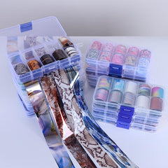10 Floral Pattern Y2K Nail Stickers Nail Decals Women's Nail Art