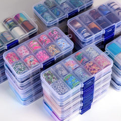 10 Floral Pattern Y2K Nail Stickers Nail Decals Women's Nail Art
