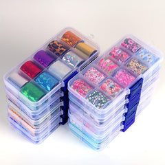 10 Floral Pattern Y2K Nail Stickers Nail Decals Women's Nail Art