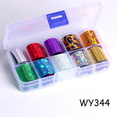 10 Floral Pattern Y2K Nail Stickers Nail Decals Women's Nail Art