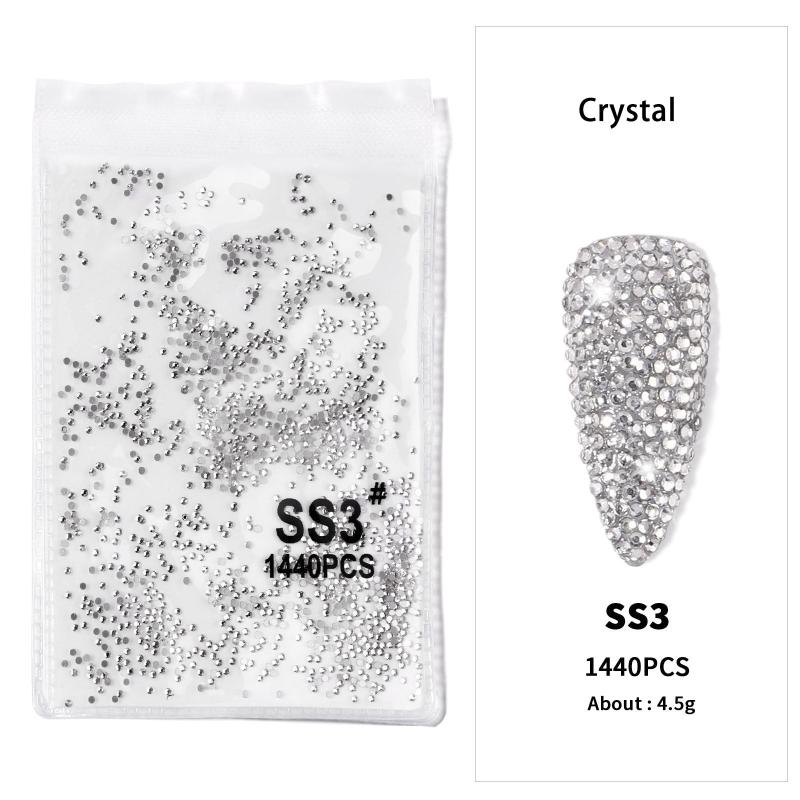 Crystal AB Flatback Nail Rhinestones for Nail Art