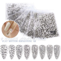 Crystal AB Flatback Nail Rhinestones for Nail Art