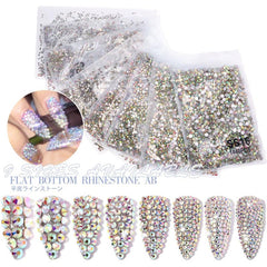 Crystal AB Flatback Nail Rhinestones for Nail Art