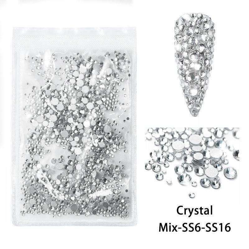 Crystal AB Flatback Nail Rhinestones for Nail Art