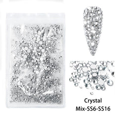 Crystal AB Flatback Nail Rhinestones for Nail Art