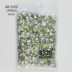 Mixed Sizes Crystal Flat Back Nail Diamonds Rhinestones